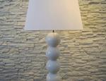 Biała lampa podłogowa PERLA IX - zdjęcie 2